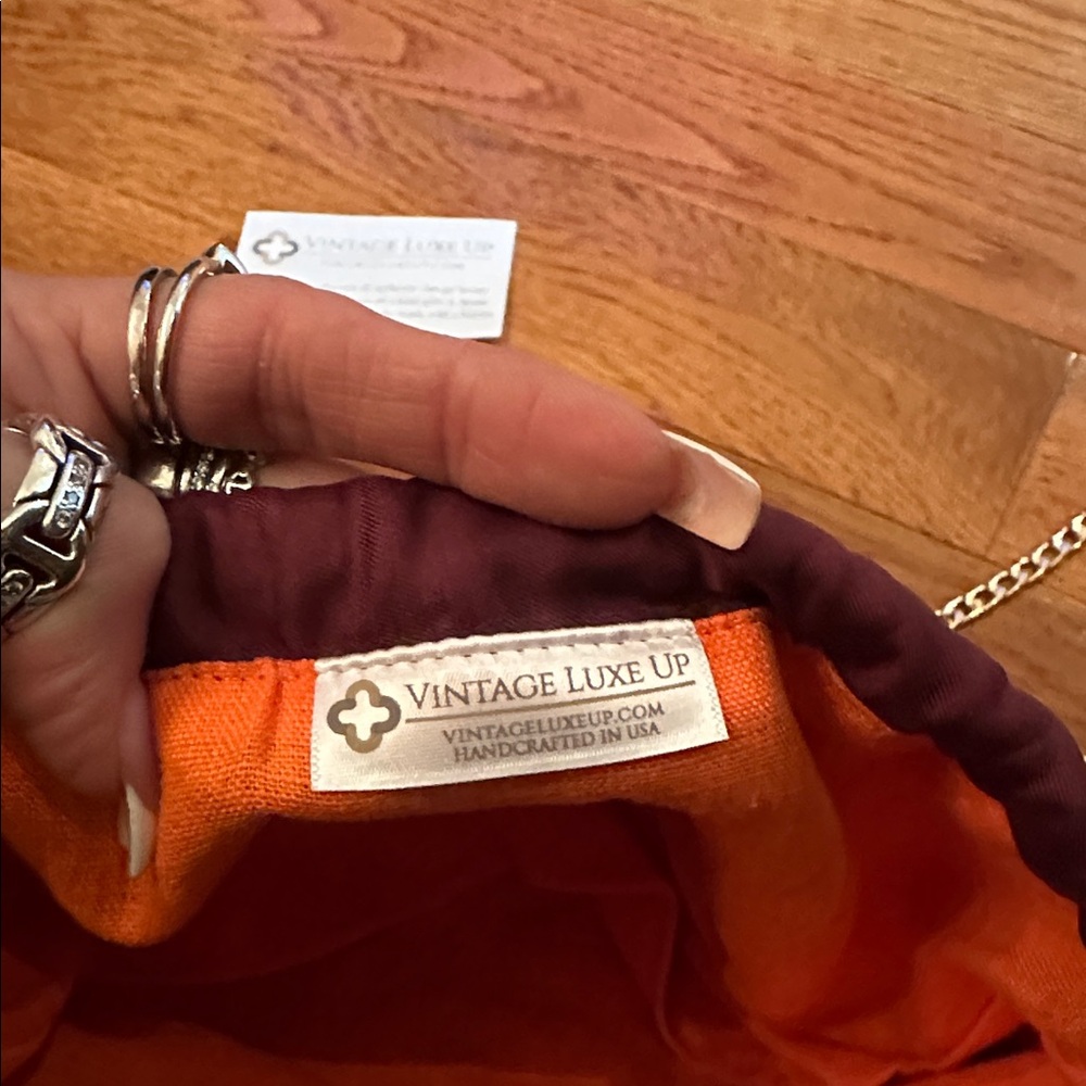 Vintage luxe up Hermes scarf bag - Picture 7 of 11